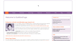 Desktop Screenshot of guildfordyoga.co.uk