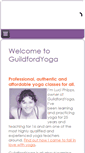 Mobile Screenshot of guildfordyoga.co.uk