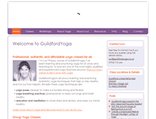 Tablet Screenshot of guildfordyoga.co.uk